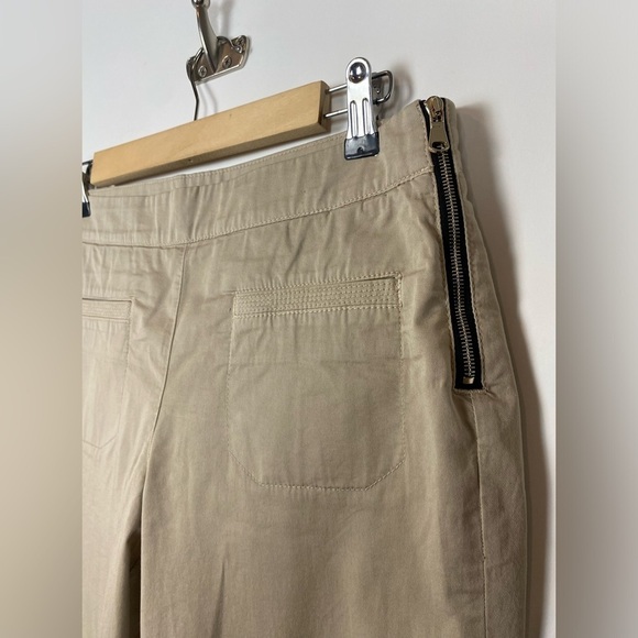 Dorothee Schumacher Patch Pocket khaki Trouser pant size 2 Small/ Size US 4 - Picture 3 of 13